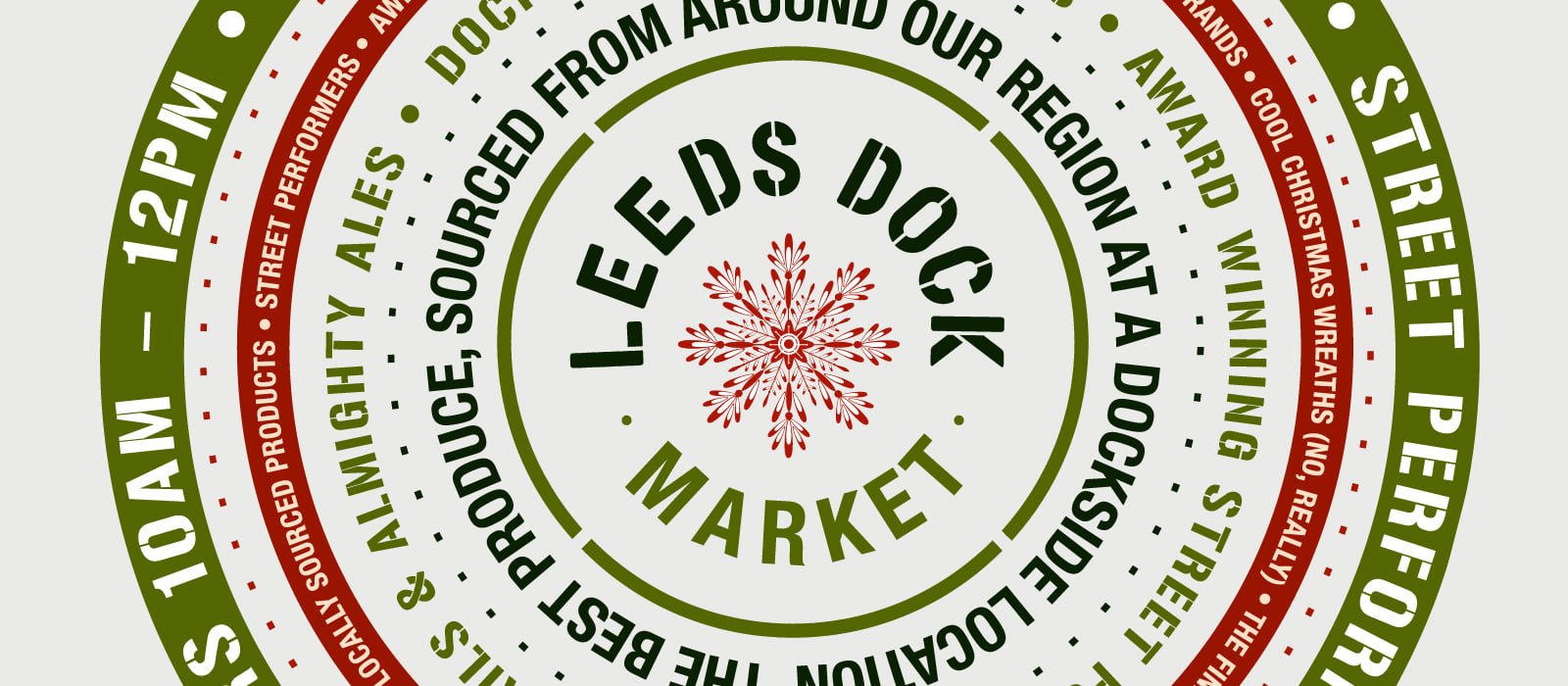 Leeds Dock Market Header Design